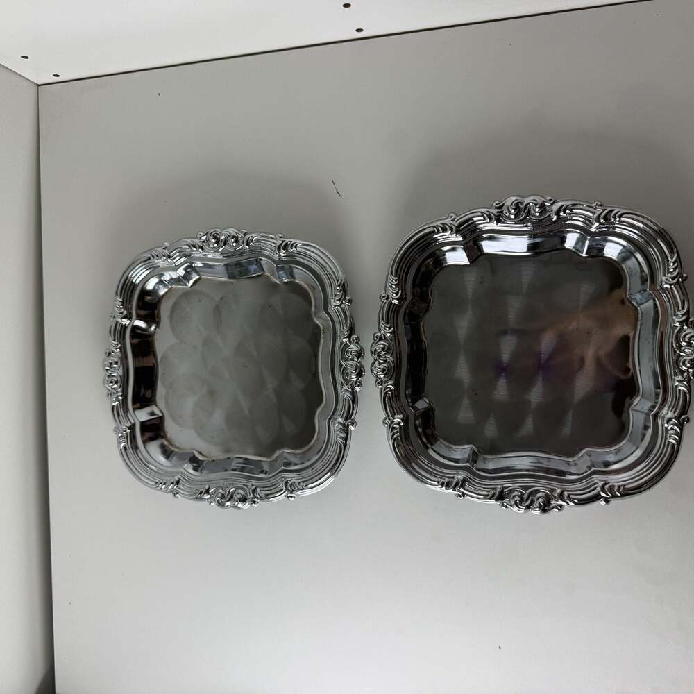Pilgrim Silver, P762 (Silverplate, Hollowware) Sweet Dish Set